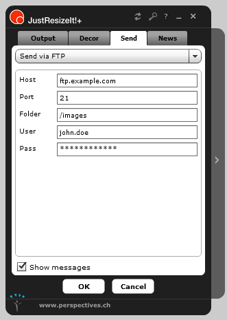 Help, FTP sending settings
